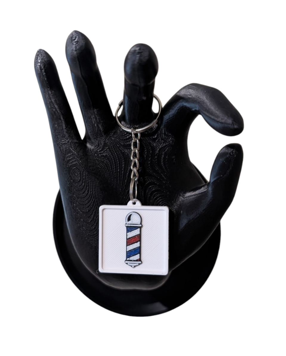 Barber Keychain