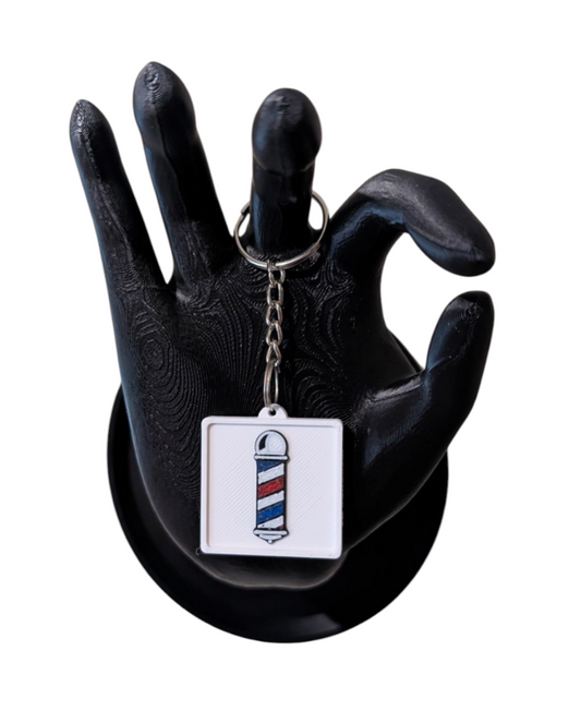Barber Keychain